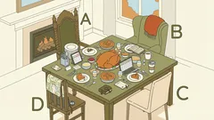 Test osobnosti: Vyberte si místo u stolu a odhalte rysy svého charakteru