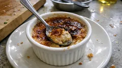 Slané crème brûlée z foie gras: křupavá krusta, jemný krém a slavnostní efekt