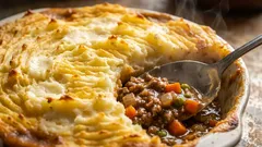 Shepherd’s pie: jednoduchý recept na britskou klasiku s jehněčím a bramborovou kaší
