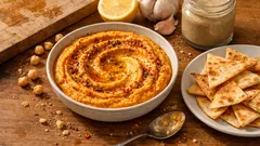 Hummus s pečenou dýní Hokkaidó: krémový dip, který zmizí jako první