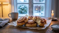 Vánoční skořicové buchty krok za krokem