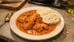 Jemné kuře na paprice se smetanou: spolehlivý postup, aby omáčka nezhořkla