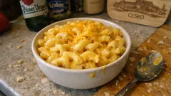 Mac & Cheese doma: krémové makarony v sýrové omáčce, které se vždy povedou