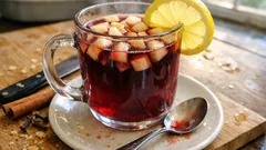 Horké jablko s červeným vínem: voňavý zimní nápoj hotový za chvíli