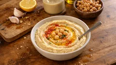 Klasický hummus z cizrny: krémový, jemný a hotový za pár minut