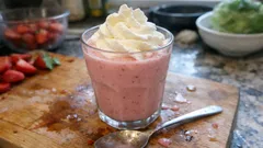 Jahodový koktejl podle ČSN: krémový mléčný nápoj hotový za pár minut