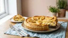 Klasický sýrovo-cibulový koláč: Bohatá chuť jen z několika ingrediencí