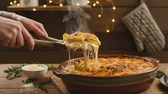 Kastrol, který zachrání večeři: Sýrovo-bramborový pokrm bez zbytečného povyku