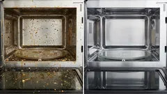 Jak vyčistit odolnou mastnotu z mikrovlnné trouby: 4 účinné metody