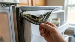 Jak vyčistit těsnění dveří lednice: kartáček, čisticí roztok a finální ošetření